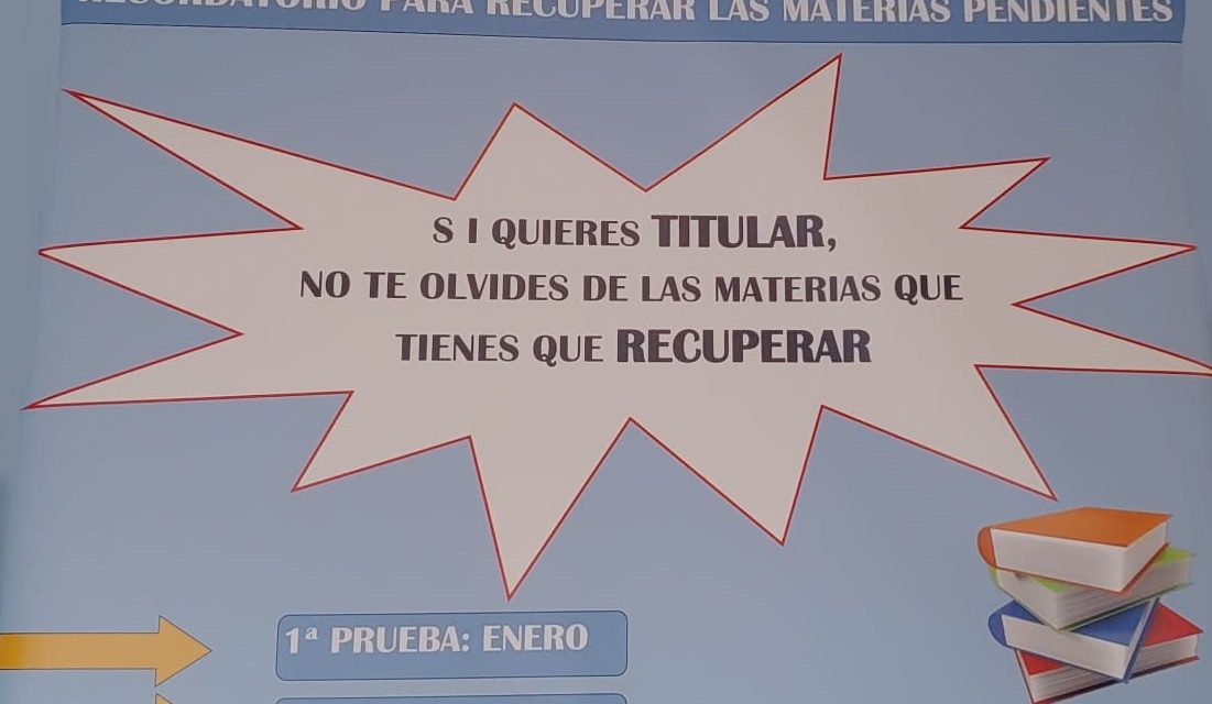 Organización de las Pruebas Extraordinarias de Septiembre